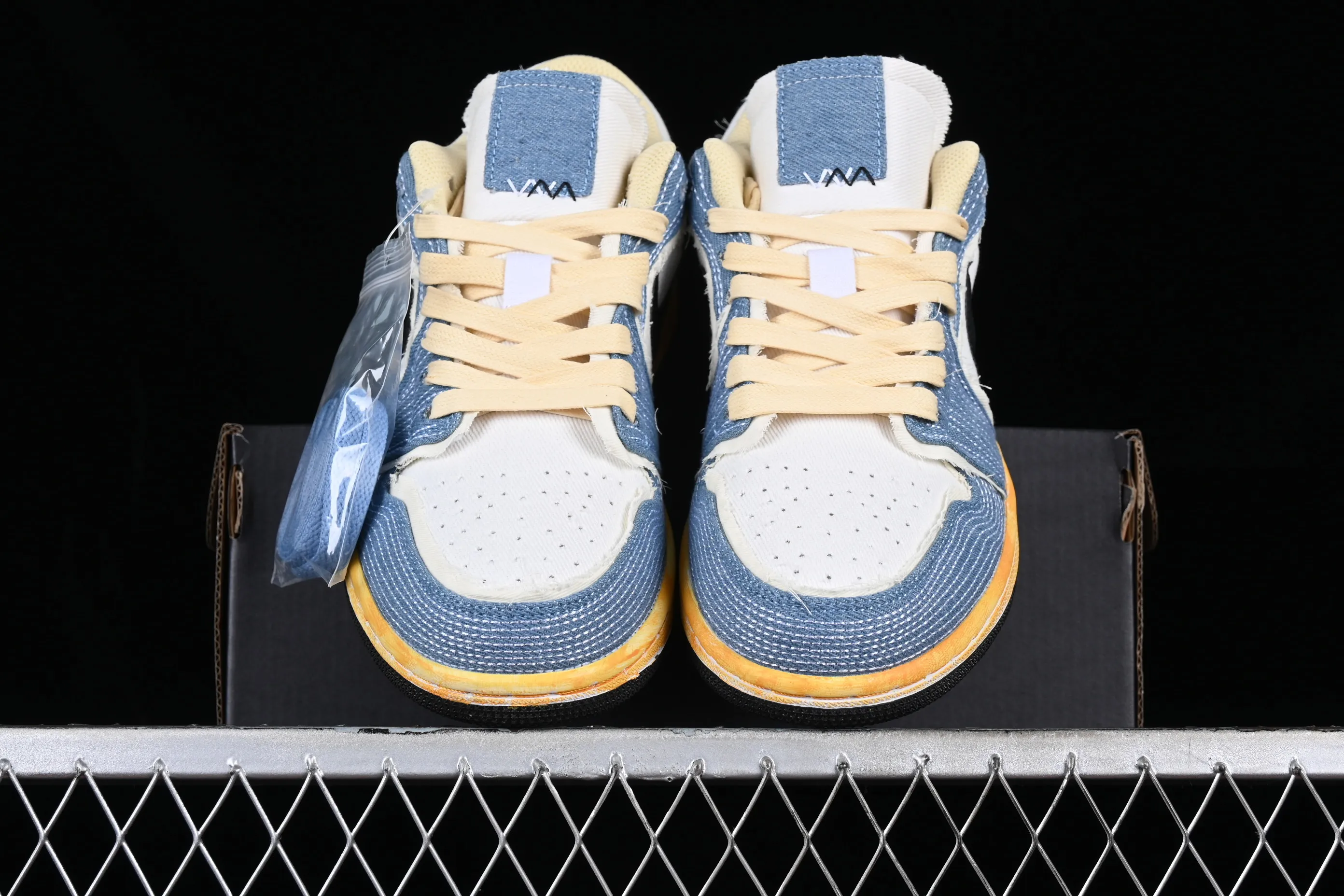 All categories Air Jordan Jordan series basketball shoes Air Jordan 1 Low Air Jordan 1 Low SE "WRMK" AJ1 Joe 1 Sashiko embroidery low-top cultural casual sneakers FN7670-493